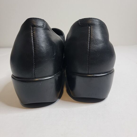 Dansko Women's Arden Clog Size 42 11.5 Black Nappa Leather Slip On Loafer Shoe - Picture 5 of 9